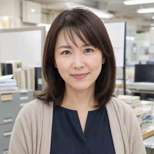 日本人の製造業 工場事務スタッフの人物イメージ